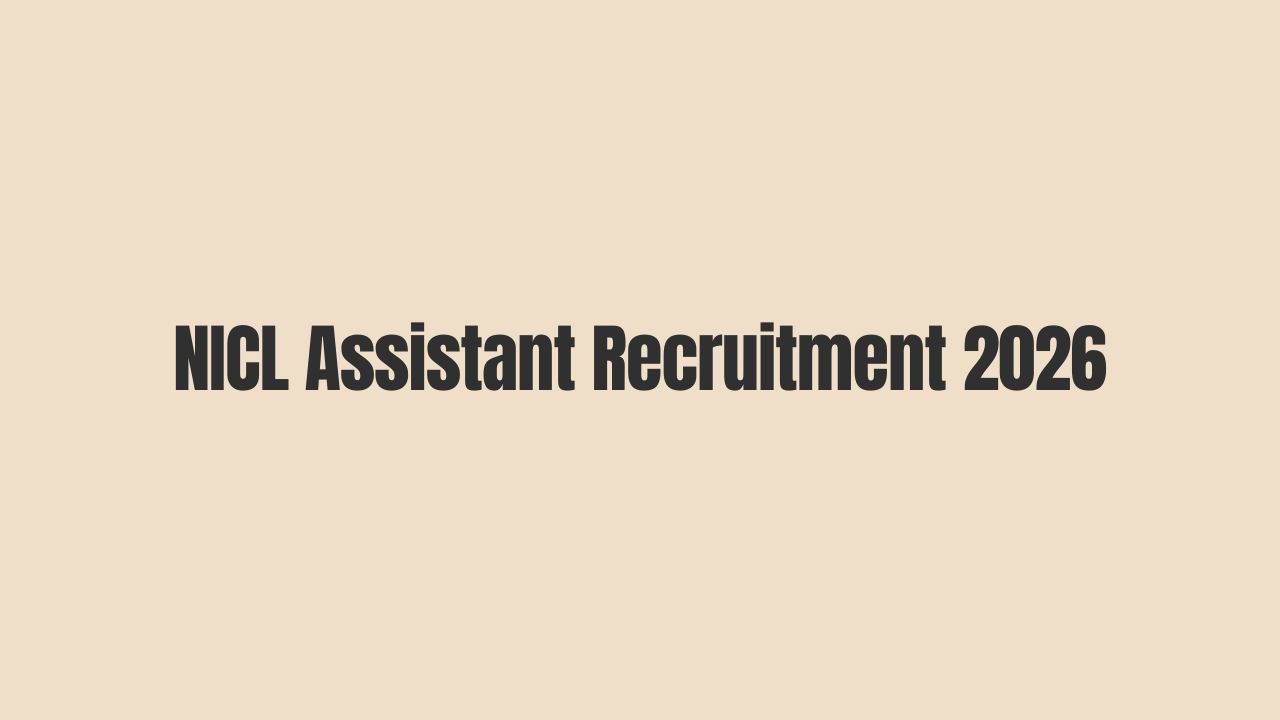 NICL Assistant Recruitment 2026 Apply Online for 500 Posts